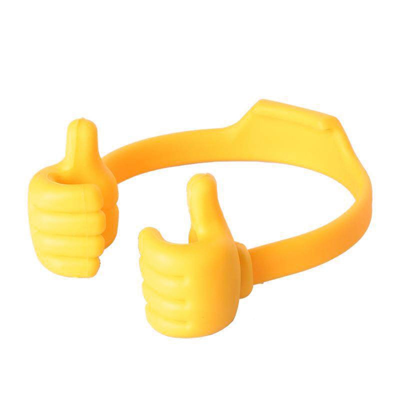 Thumbs Up Mobile Cell Phone Holder Movie Watching Lazy Bed Desktop Mount Stand Holder Mobile Phone Accessories Stand Bracket: Yellow