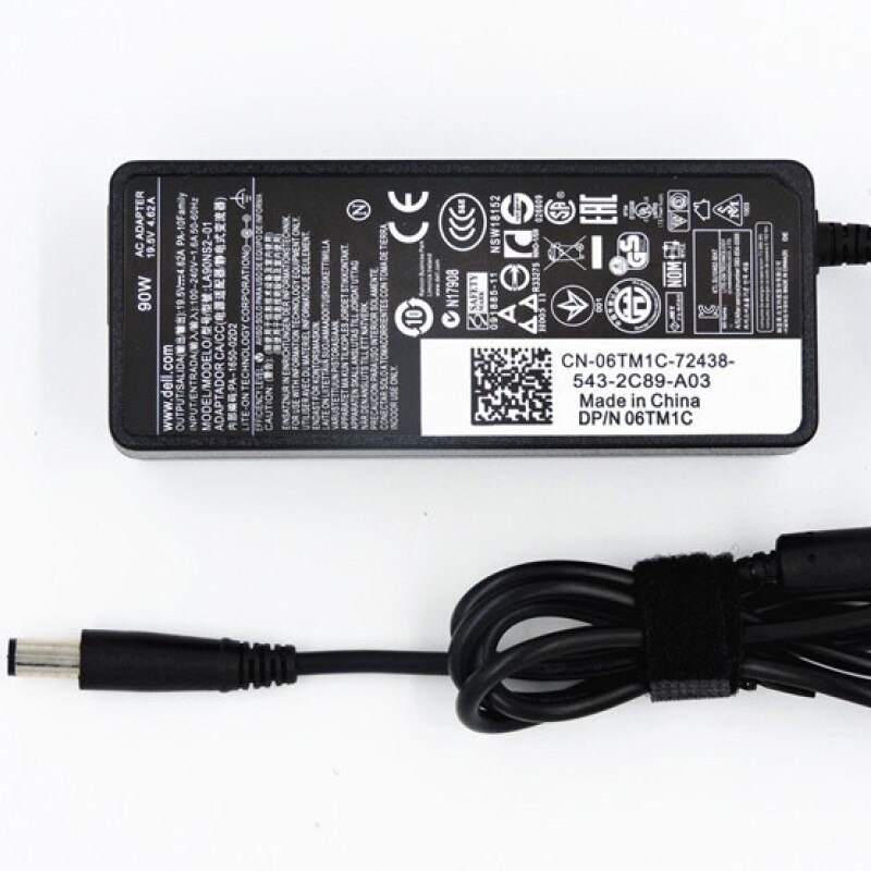 1Pc Voor Dell Laptop Adapter 90W 19.5V 4.62A Notebook Power Adapters Ac Naar Dc 1.5M replacemant Ac Laptop Adapter Compatibel