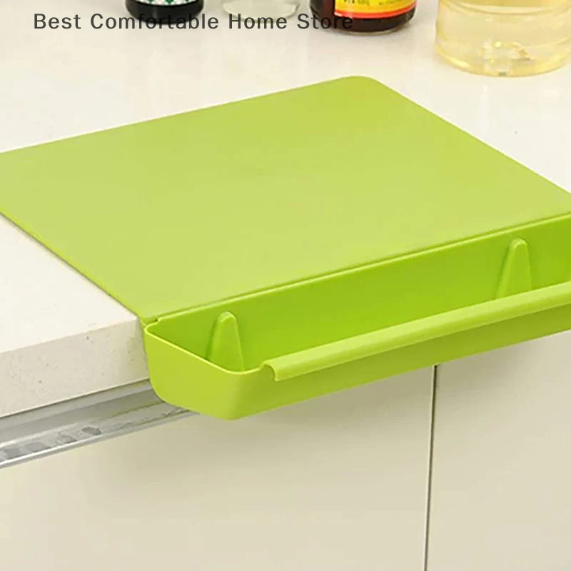 2-in-1 Cutting Board Kitchen Chopping Board With Container Cutting Board With Slot Cutting Vegetable Meat Tools Kitchen Stuff