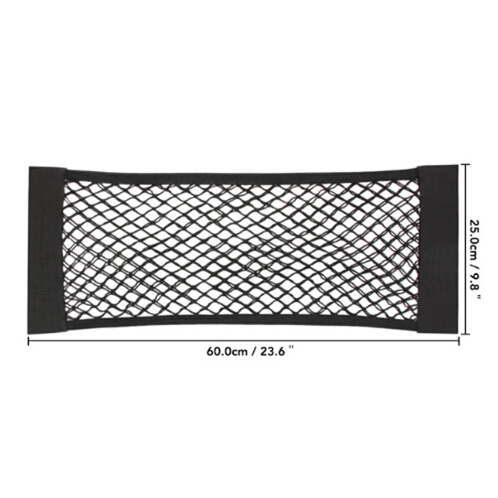 Bil bagasjerom mesh nett lastorganisator for hyundai santafe veracruz mistra tucson veloster rohens azera avante ioniq: 60 x 25 cm