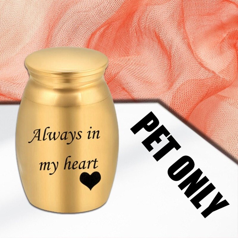 5 Styles Stainless Steel Cremation Urn Ashes Commemorate Pet Hair Remains Waterproof Funeral Keepsake Urn