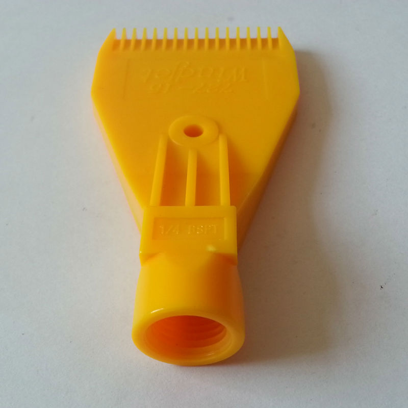 Buse de soufflage d'air en plastique ABS, filetage Béventuelles T, jet de vent, 1/4": Bleu