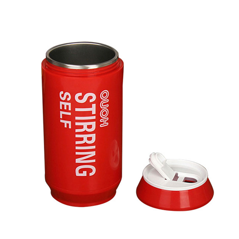 5 kleuren 280ml Mok Coffee Cup Tumbler Zelf Roeren Mok Koffie Melk Mengen Mok Roestvrij Staal Sap Mix cup Drinkware