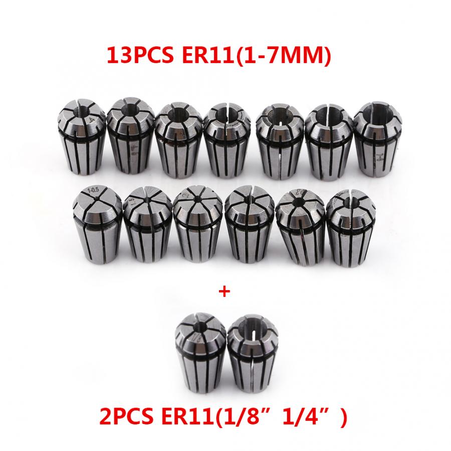 15 Pcs ER11 Spring Collet Set Voor Cnc Graveermachine Collet & Frezen Draaibank Tool
