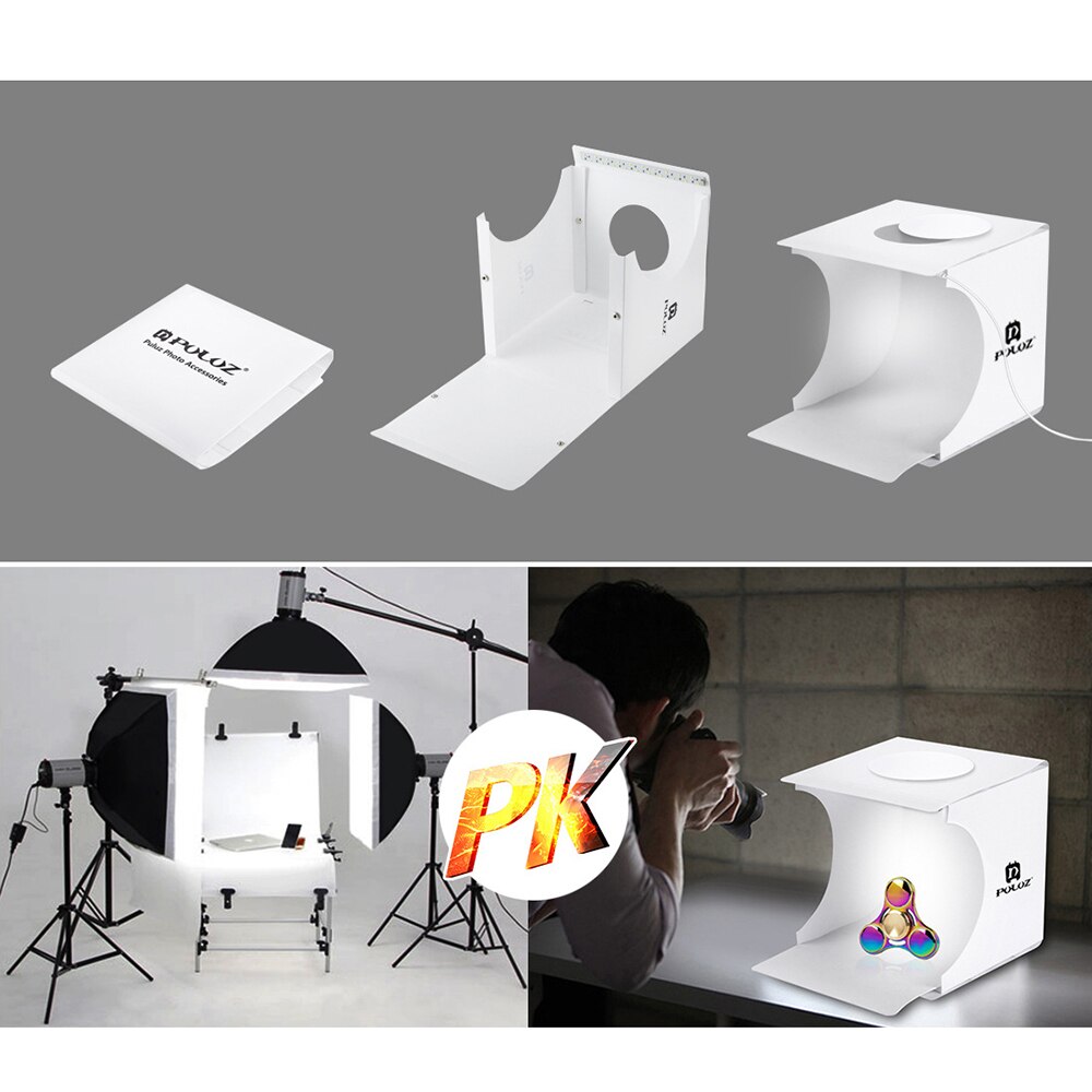 Portable Mini Foto Studio Schieten USB LED Light Room Achtergrond Doos DIY