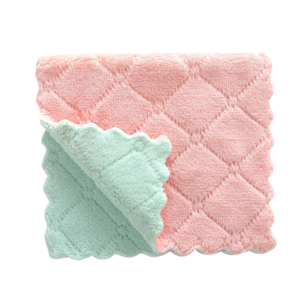 Toalhas de microfibra para casa, toalhas de microfibra para cozinha absorvente, espessa, para limpeza de micro fibra, # h40 1 peça: pink