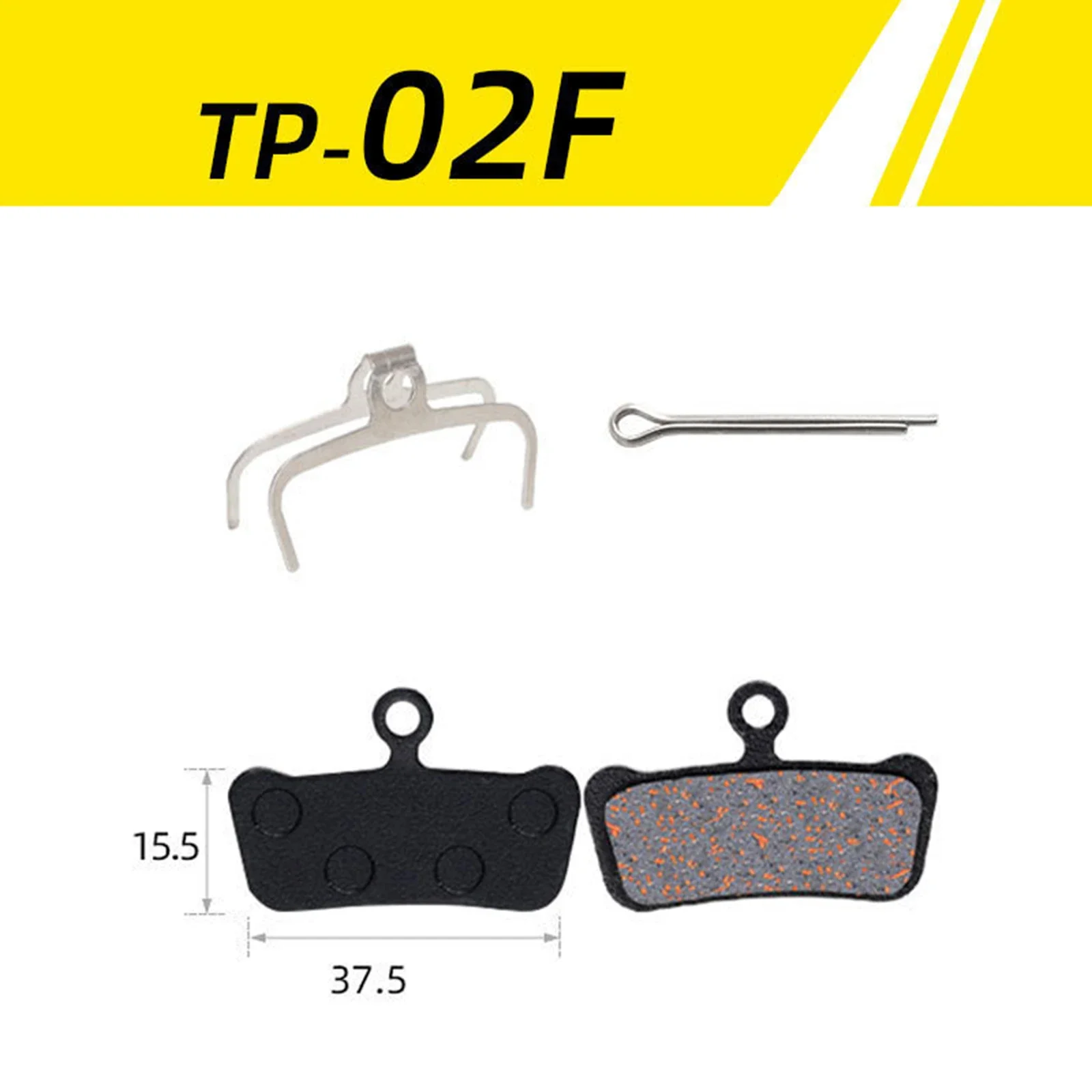 Bicycle Disc Brake Pads 1 pair For M446 355 395 BB5 Parts Replacement TP-01B TP-01D TP-01E Convenient Practical Mtb Parts