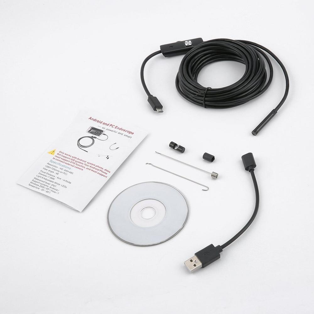 5.5Mm Endoscoop Camera IP67 Waterdichte Hd Usb Endoscoop Met 6 Led Borescope Camera Voor Android Pc Notebook: 3.5M