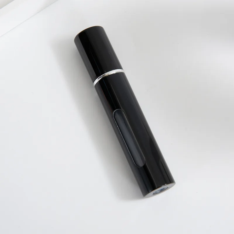 8/10 ml Mini Tragbare Nachfüllbare Parfüm Flasche Zerstäuber Pumpe Aluminium sprühen Flasche Kosmetische Behälter Reise machen-hoch-Werkzeug: Weiß