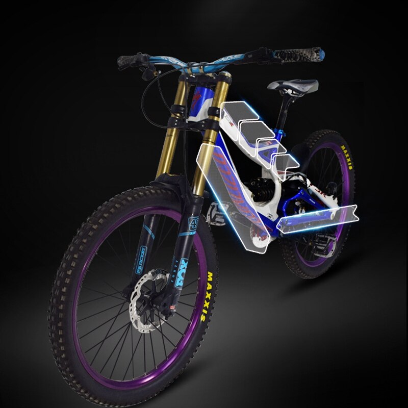 Mtb Frame Bescherming Fietsen Fiets Stickers Decals Fiets Rack Stickers Verf Bescherming Film Beschermen Kit