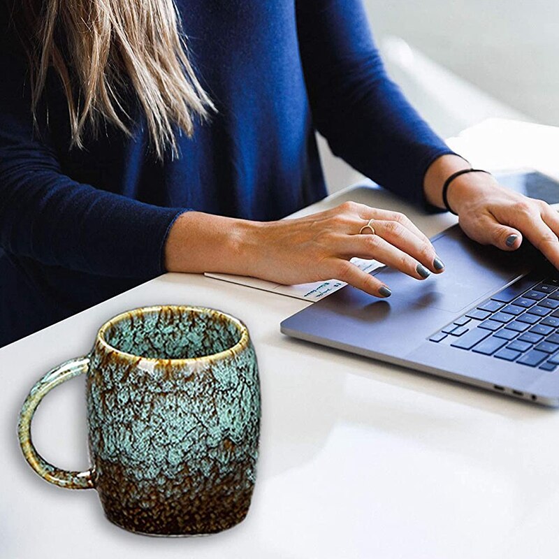 Ceramic Coffee Mug-Premium Porcelain Tea Cup-Large Coffee Mug for Home and Office-perfect for and Cold Beverages