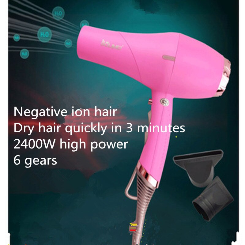 X6 2400W special hair dryer styling hair salon home silent negative ion salon hair care high-power hair dryer