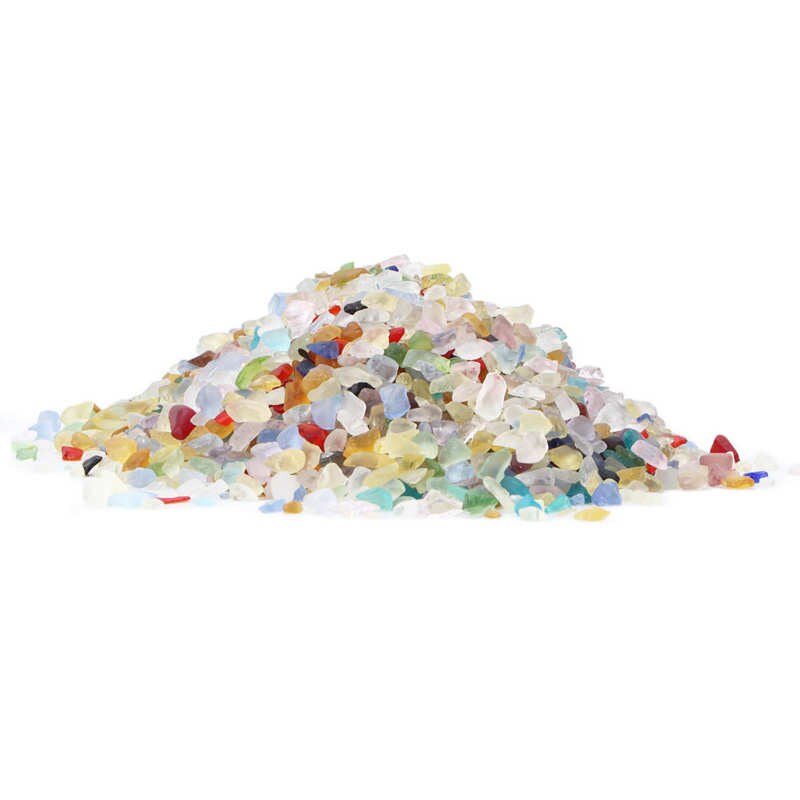 Fish Tank Bottom Sand Stone Landscaping Bright Fish Tank Sand Stone Ornaments Reusable for Flower Pot for Aquarium for Fish Tank