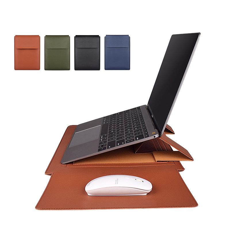 Capa de couro macio para laptop, capa para macbook... – Vicedeal