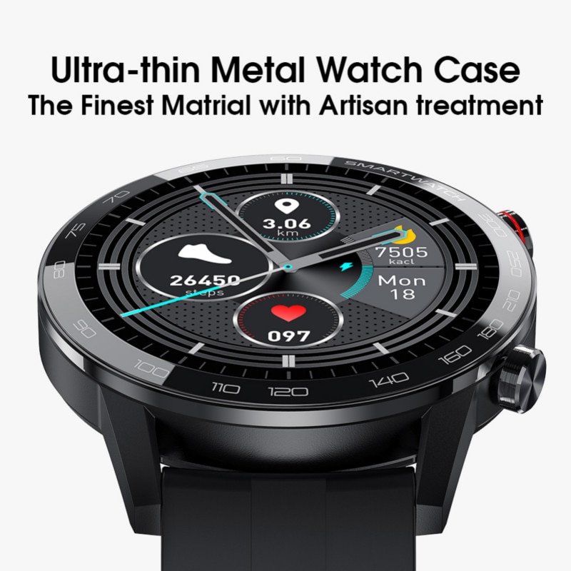 Nuovo Microwear L16 Astuto Della Vigilanza Degli Uomini di IP68 Impermeabile SmartWatch 360*360 ECG Pressione Sanguigna Frequenza Cardiaca di Sport Fitness Smartwatch