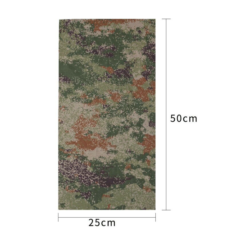Multifunctionele Sjaal Sneldrogende Outdoor Riding Hood Hoofddoek Sjaal Gezichtsmasker Neck Gaiter Kraag Leger Polsband Oogmasker Hoofdband: New Green Forest