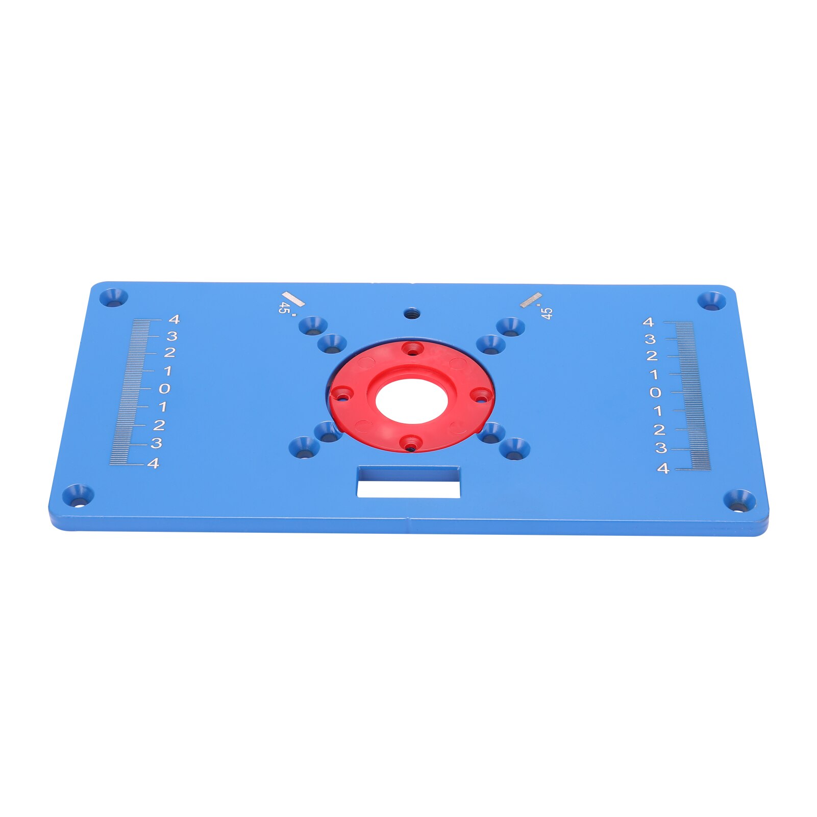 Multifunctional Router Table Workbench Woodworking Machine Wood Trimmer Models Engraving Machine Insert Plate With 4 Rings