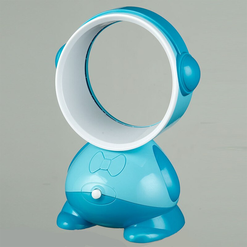 USB mini fan safe leafless fan HMD-05 cartoon portable office household car desktop small fan without fan blade 1PC