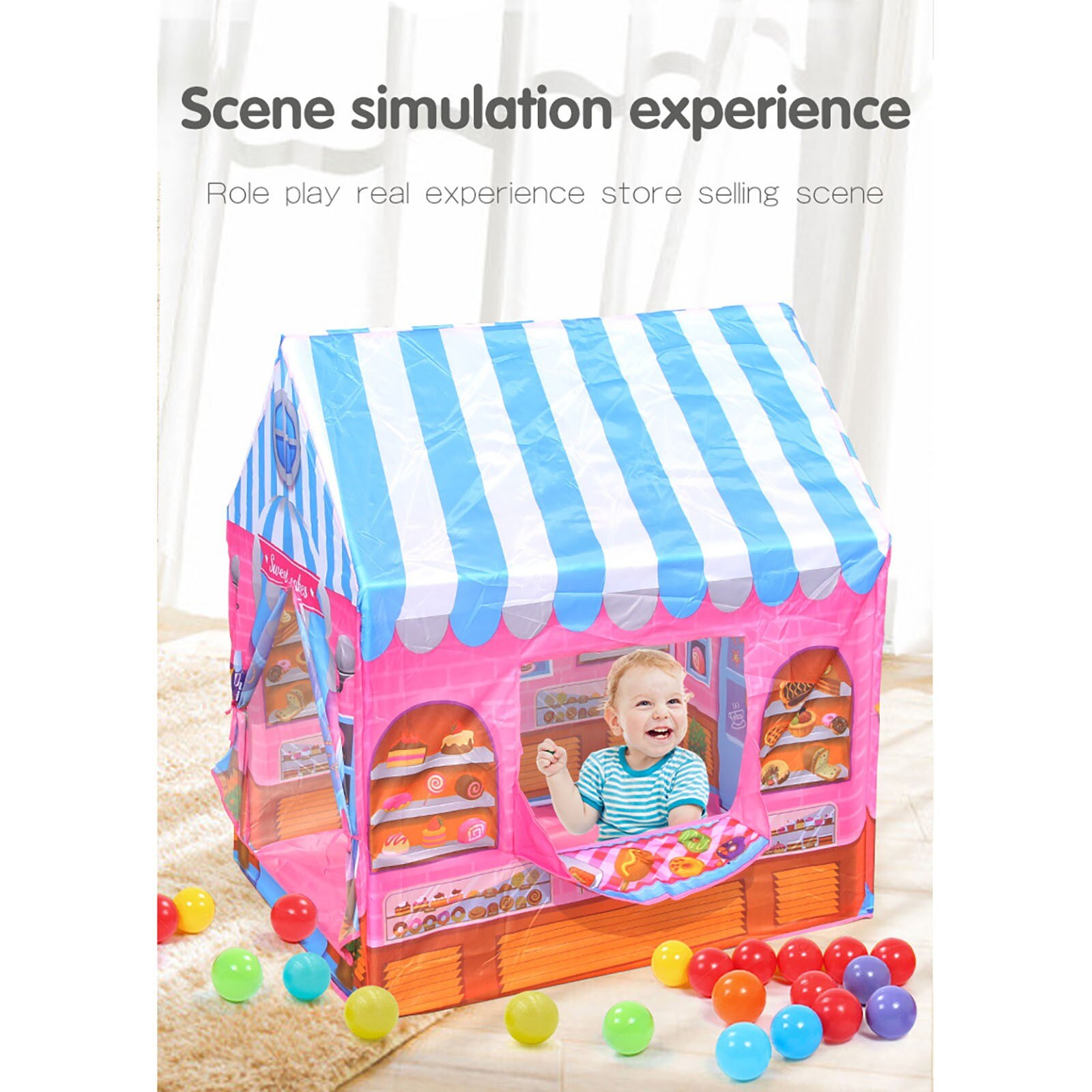 Draagbare Kinderen Tenten Play Indoor Outdoor Yard Kids Play House Tent Pretend Playhouse Verjaardag Xma Tenten Voor Girs jongens