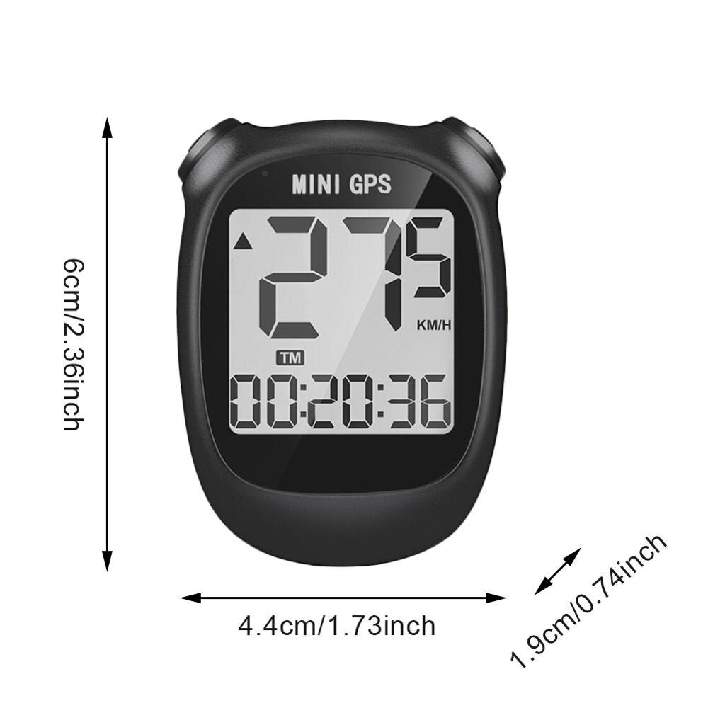 M3 Mini GPS Bike Computer Wireless Cycling Bicycle Computer Rainproof Waterproof Bicycle Speedometer Odometer LCD Display