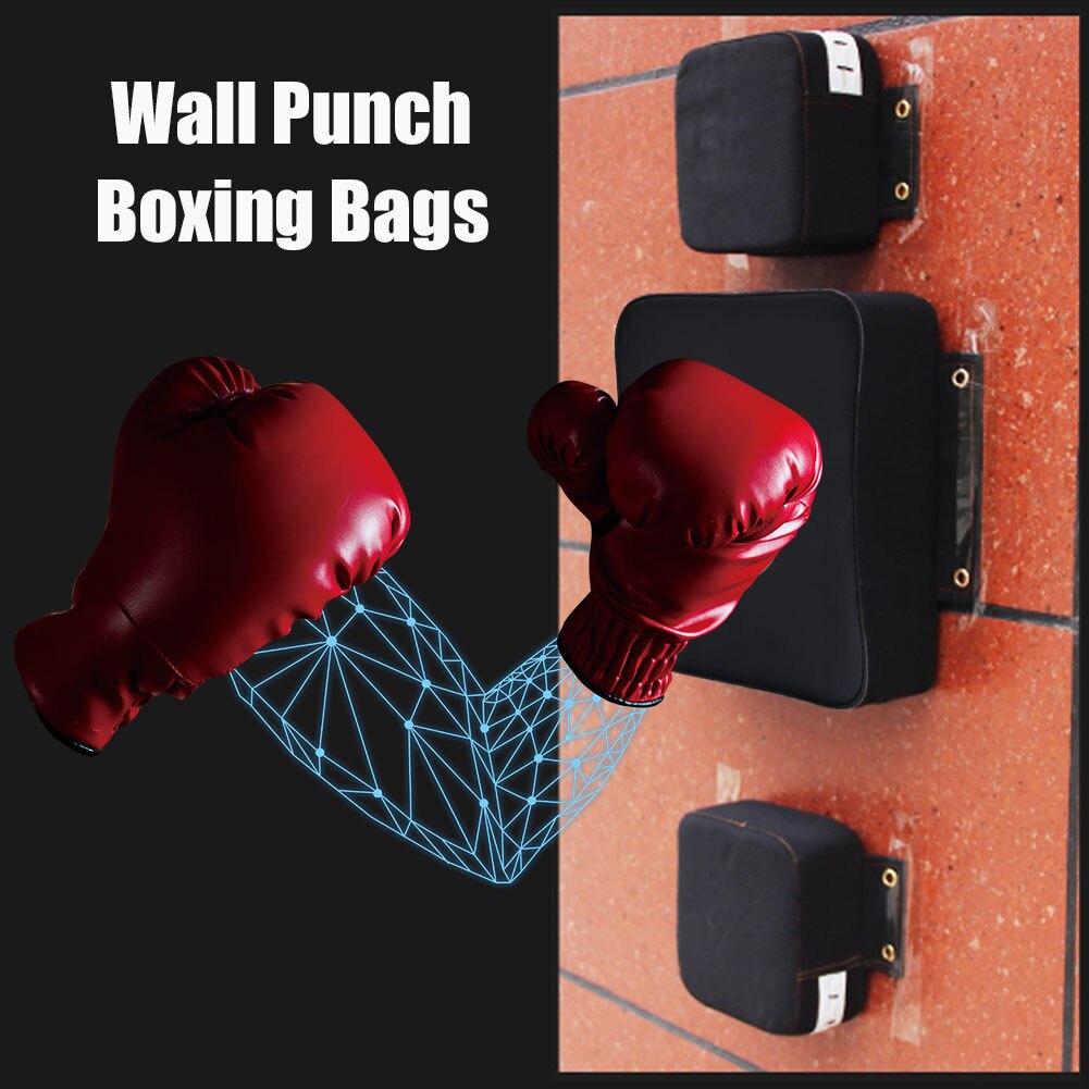 Pu væg punch bokseposer pad fokus mål pad egnet til boksekamp sanda træningspose sandpose kategori til hjemmet udendørs