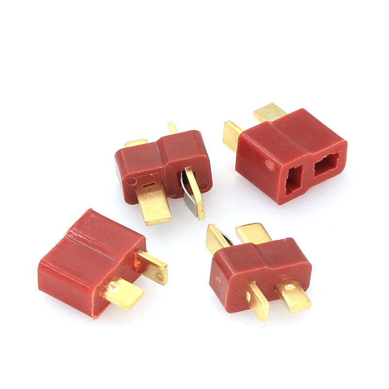10 stk t-plugg hann &amp; kvinnelige kontakter dekaner stil til rc lipo batteri esc
