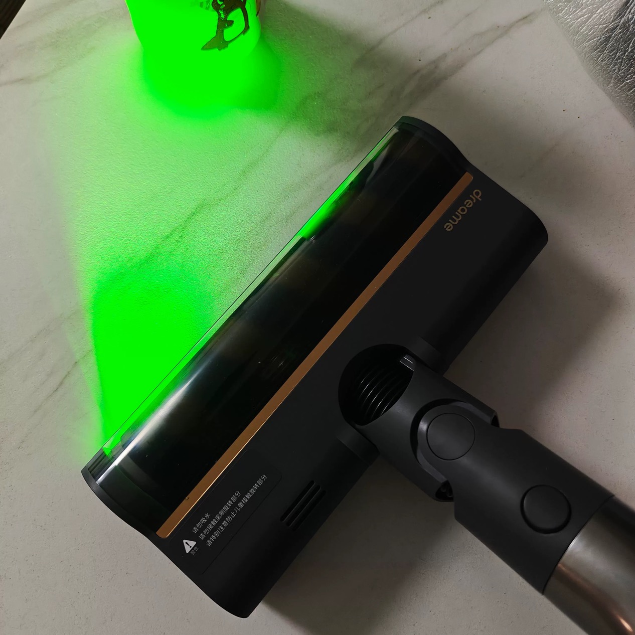Dreame V12S V16S V11 V12 T10 T20 T30 T20pro T30NEO V16 V12pro rolborstel met groene LED stof zachte fluwelen vloer borstelkop