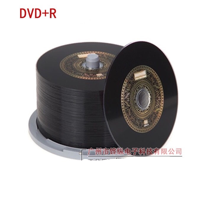 5 Discs 100% Authentieke Blank 4.7 Gb 16X Dvd + R Goud Zwart Discs