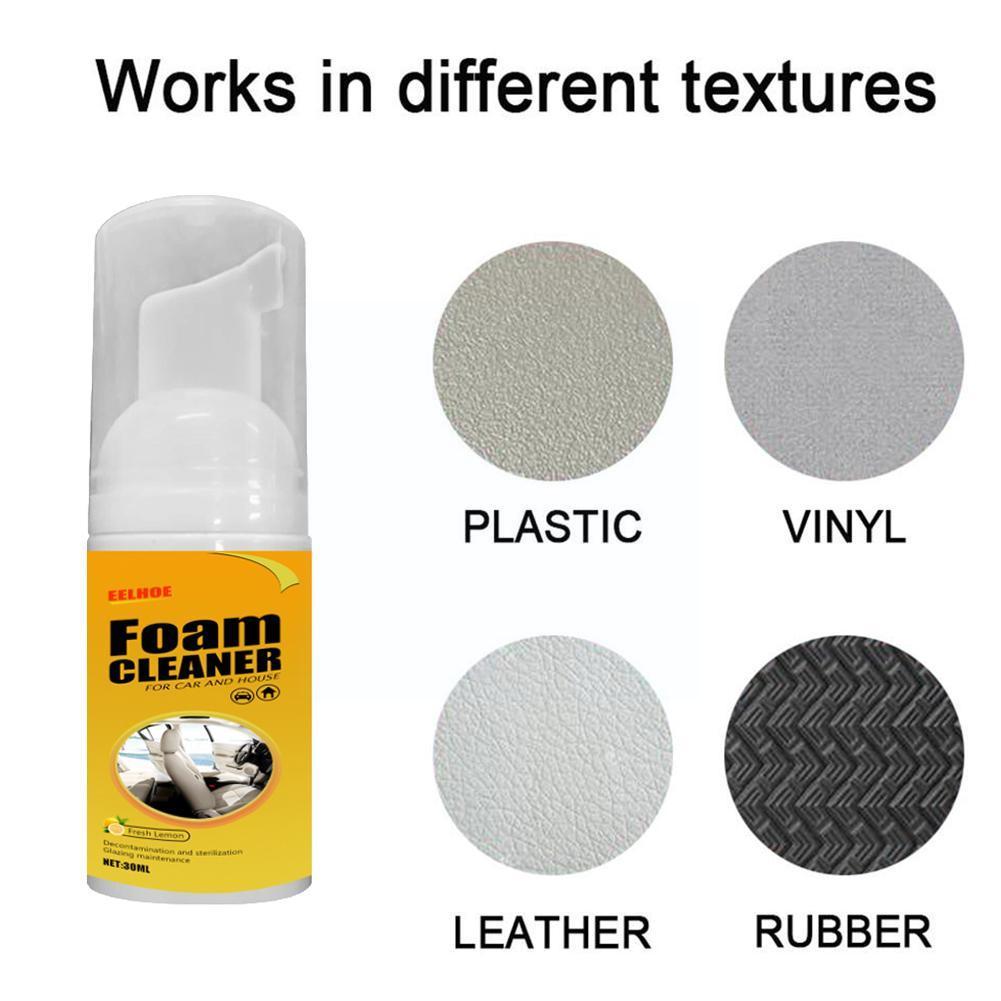 1PC 150ml Car Interior Cleaning Foam Cleaner Car Seat Leather Foaming Clean Auto Maintenance Surfaces Wash Agent J3I1