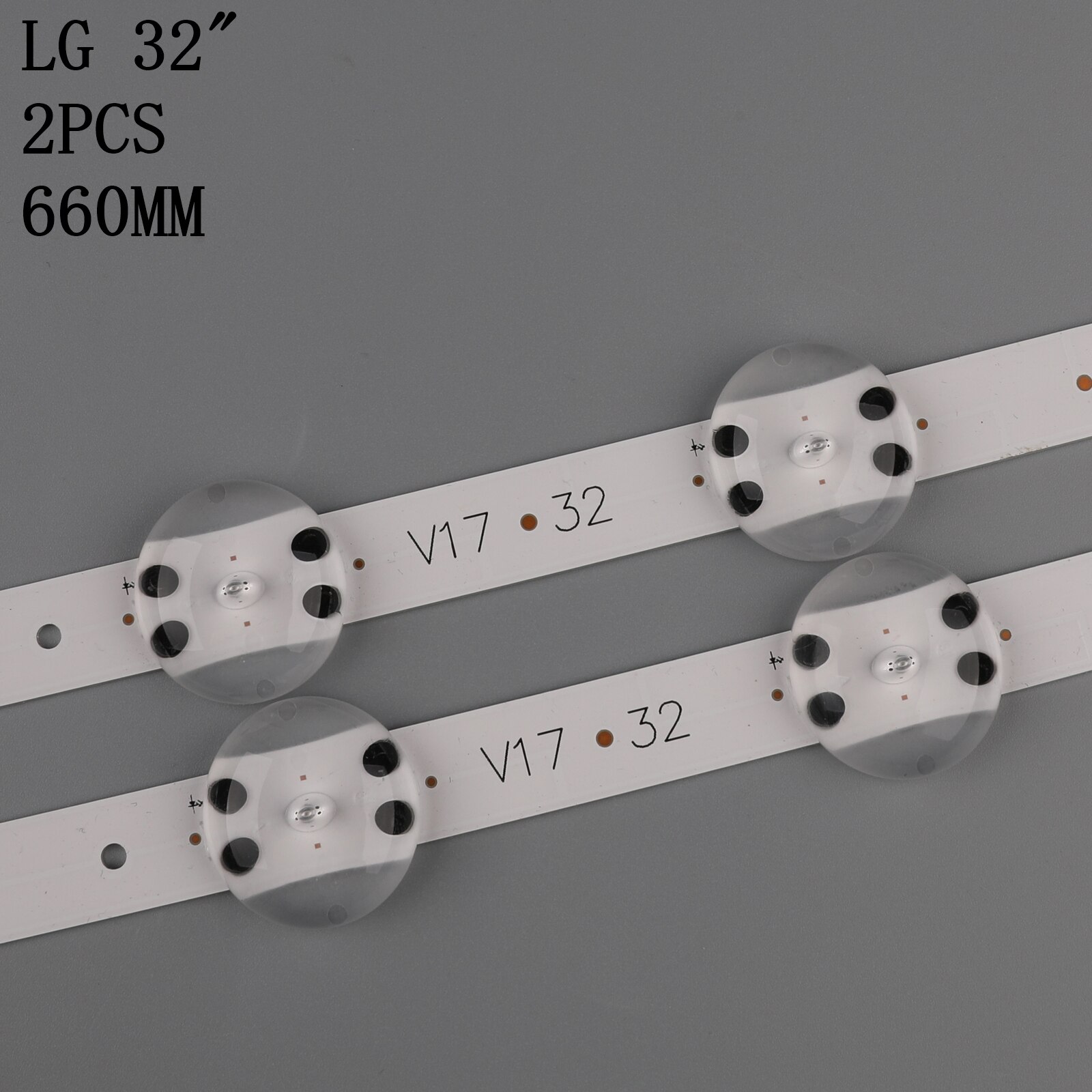 Led Strip 8Leds Voor Lg 32 "Tv 6916L-2855B 32 V17 8LED 2855A Rev0.0 32LJ510U-ZA 32LJ510V HC320DXN-ABSL1-2143 LC320DXE (fk)(A2)