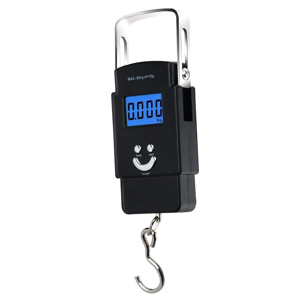 Electronic Digital Hand Held Balance Fishing Scale Electronic Digital Postal Hanging Hook Scale With Backlit LCD Display K802: Default Title