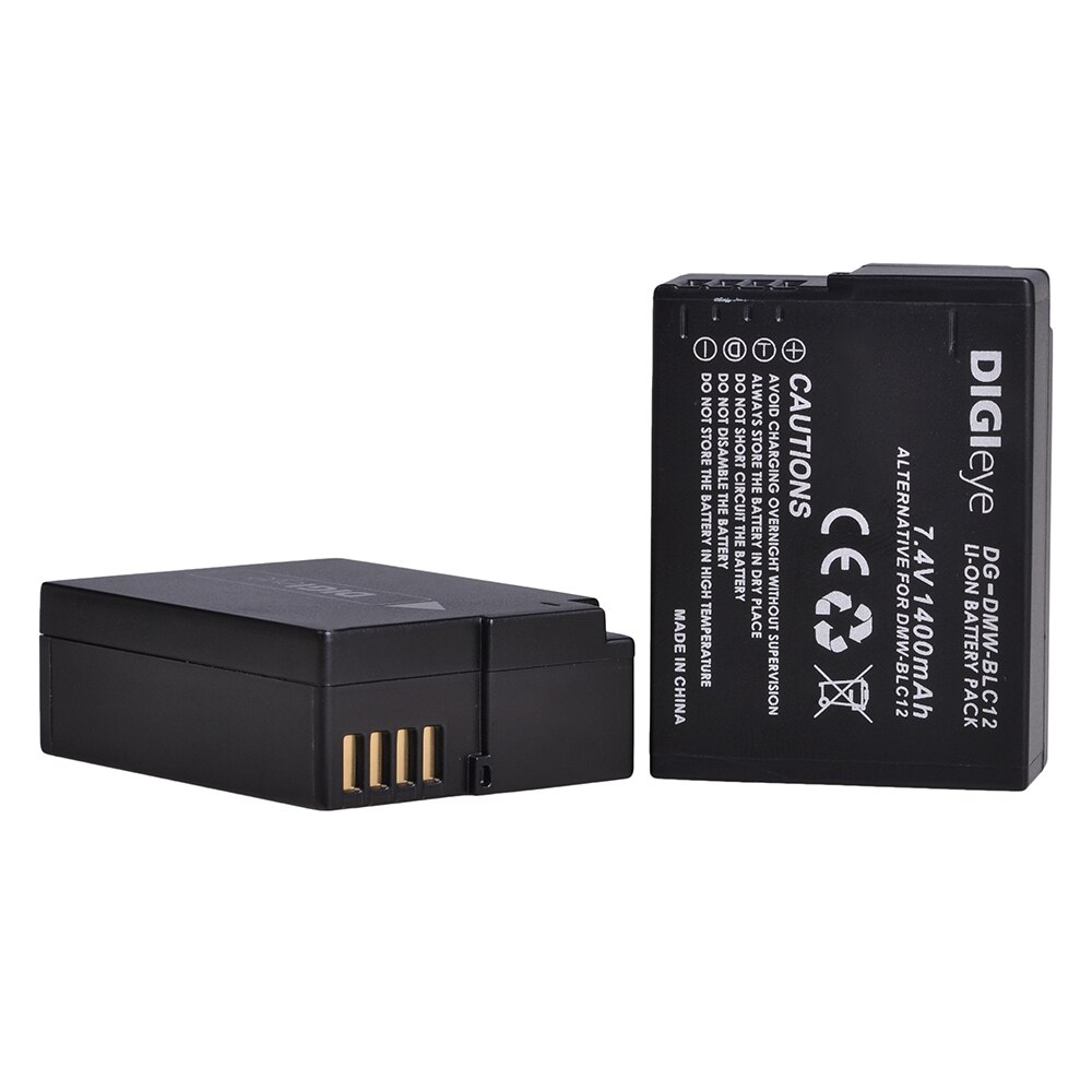 DMW-BLC12 BLC12E BLC12PP DMWBLC12 Batteries for Panasonic Lumix DMC-G5 G6 G7 GX8 G85 GH2 DMC-FZ200 FZ1000 FZ300