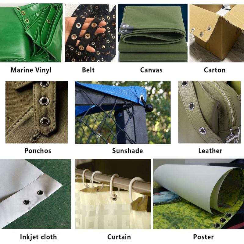 3/8Inch Grommet Eyelet Plier Set Grommet Tool Kit Hole Punch Pliers Portable Manual Puncher With 500 Pcs Grommet Washer 10mm