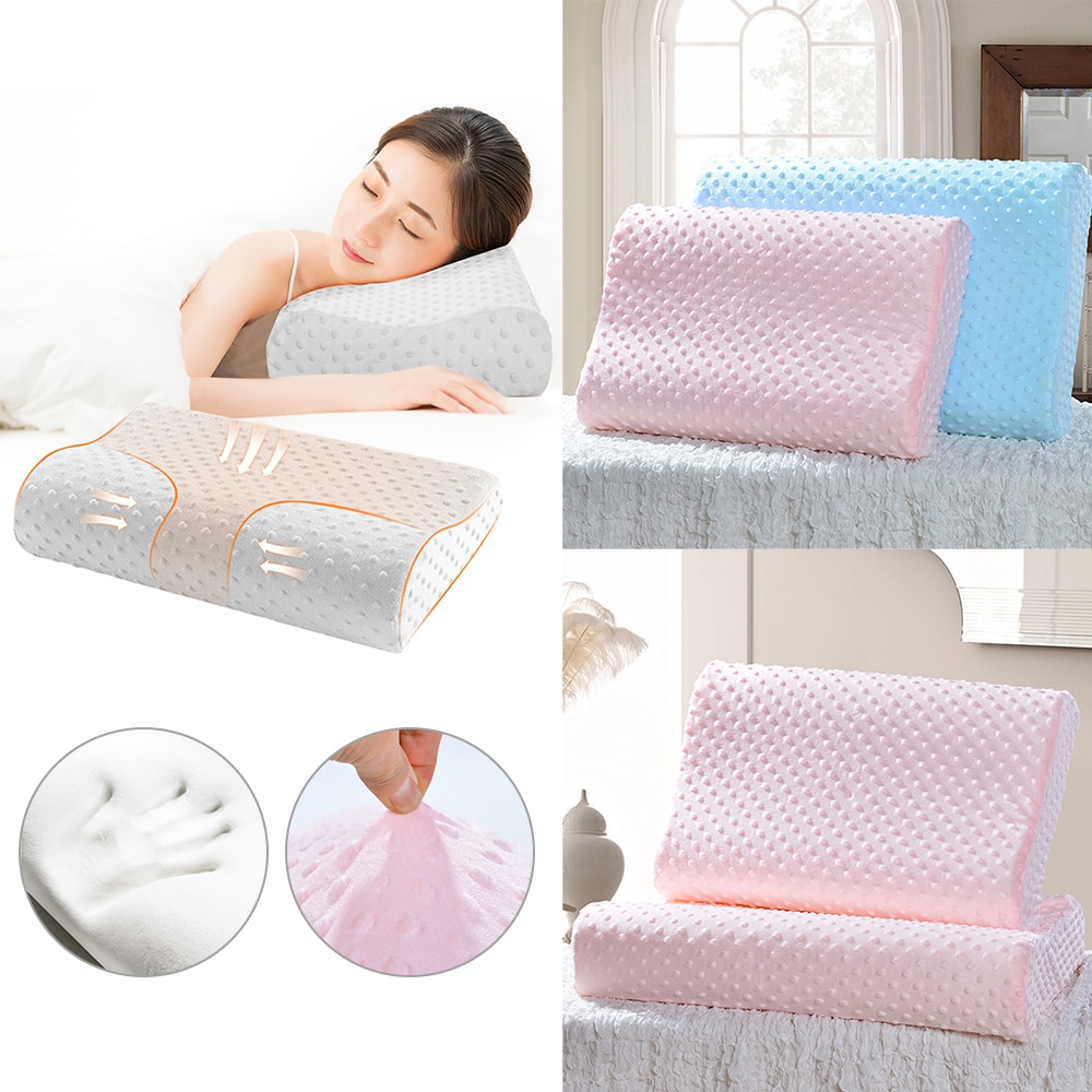 Orthopedische Kussen Slaap Beddengoed Nekkussen Memory Foam Kussen Fiber Trage Rebound Soft Massager Kussen Voor Cervicale Gezondheidszorg