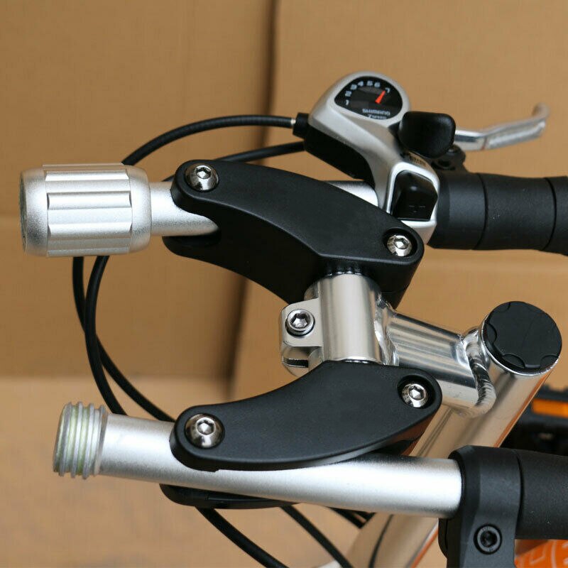 Manillar plegable para bicicleta de montaña, aleación de aluminio, MTB