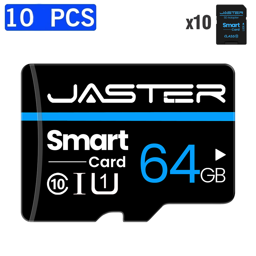 10PCS Flash Memory Card 4GB 8GB 16GB 32GB 64GB High Speed TF/SD Card 128GB Memory Cards for Tablet/Phone for Digital Devices: 64GB