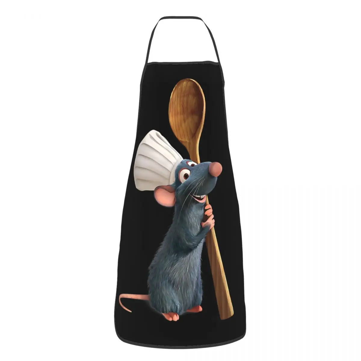 Gran Chef Ratatouille Remy delantal Cocina Chef cocinar hornear babero hombres mujeres cualquier persona puede cocinar Tablier cocina para pintar: Verde claro