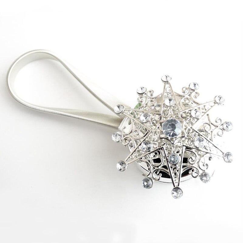 Hebilla magnética creativa para cortina, accesorio Decorativo Europeo para ventana, Correa magnética, gancho de pared, soporte para cortinas