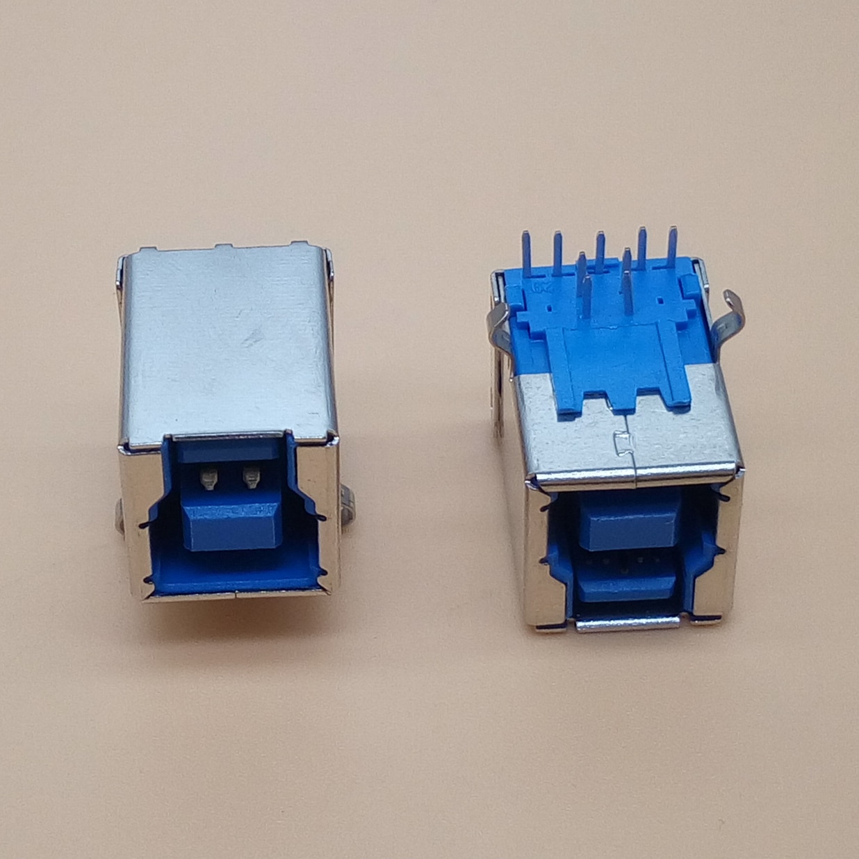 5 stks USB 3.0 Vrouwelijke Type B 9 Pin DIP Haakse PCB Connector Voor Printer Poort