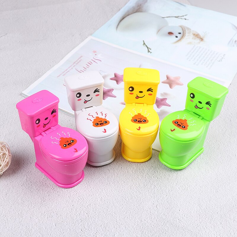 Maker Trick Fun Novelty Mini Funny Prank Squirt Spray Water Toilet Closestool Joke Gag Toy Desktop Blague Tricky