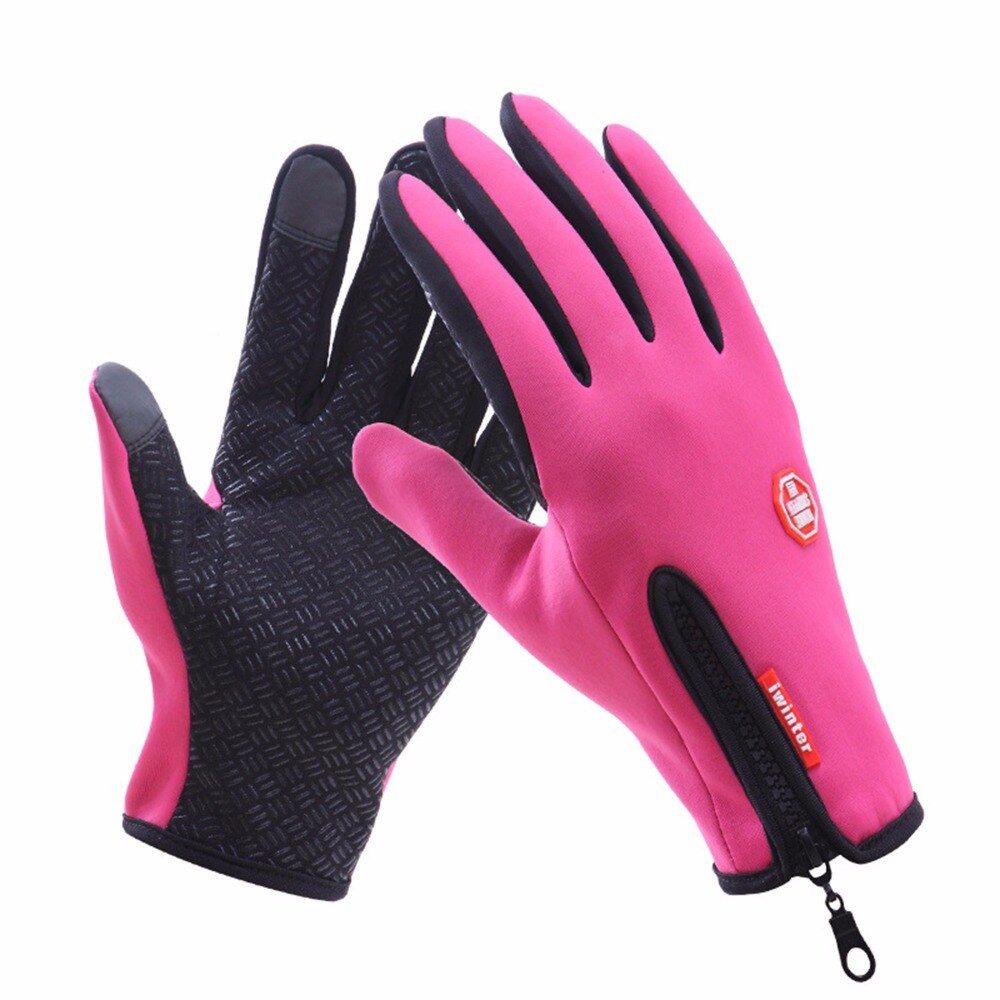 Men Woman Winter Cycling Gloves Waterproof Full Finger Thermal Sports Gloves Mountain Bike Mtb Gloves Male Women's Mittens
