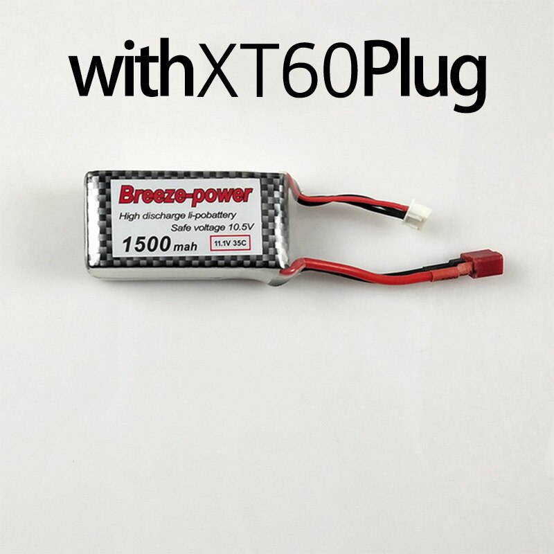 Flygplan breeze 3 s11. 1 1300/1500/2200 v mah 35c aeromodelling litiumbatteri märke 7.4 v8502s blomma: 1500 mah kort  xt60