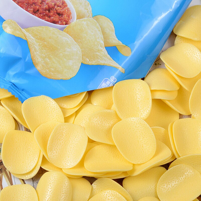 10 Stks/partij Leuke Mini Hars Chips Simulatie Voedsel Voor Accessoires Ambachten Diy Thuis Bruiloft Decoratie Keuken Spelen Speelgoed