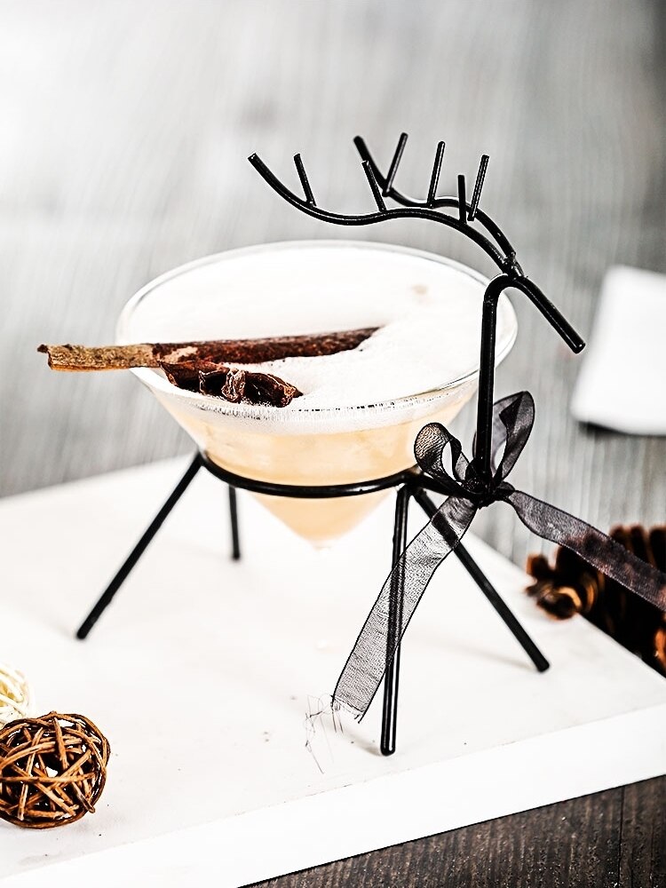 Nouvelle Mule cerf Martini Cocktail verre mariage fête Bar discothèque Champagne Coupes flûtes cône Muller Tipsy coupe de vin