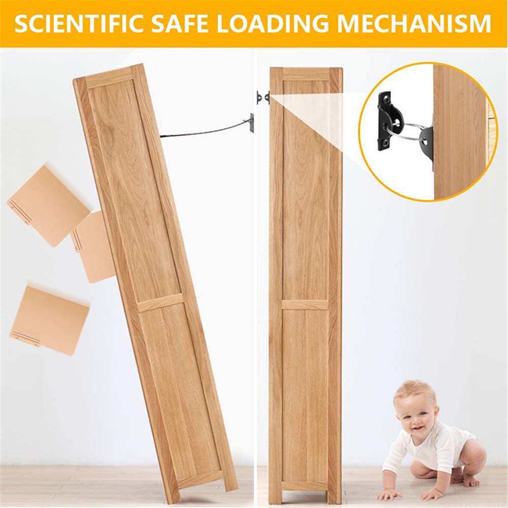 Furniture Anchors Anti-tip Wall Anchor Kit Metal Anti-falling Safety Device Secure Straps Hardware Accessories Child Protection