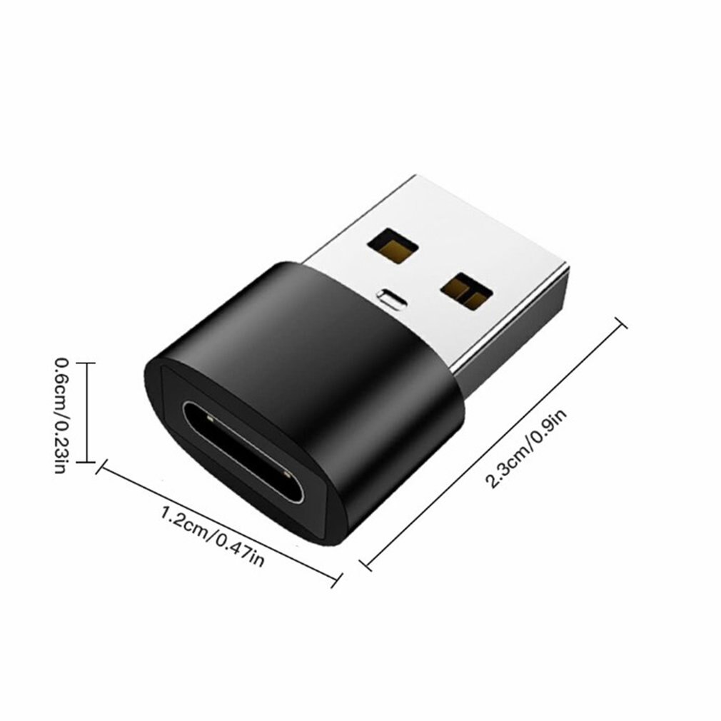 2 stück usb-c-adapter otg typ-c auf usb-adapter typ-c otg-adapterkabel für iphone für airpods handy-usb-adapter