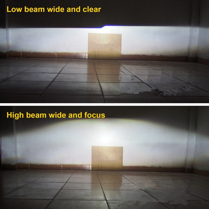 2.5 tommer projektor linse bi-xenon pasform  h4 h7 fatnings bilforlygte brug  h1 skjulte pære til eftermontering udskiftning af auto forlygte