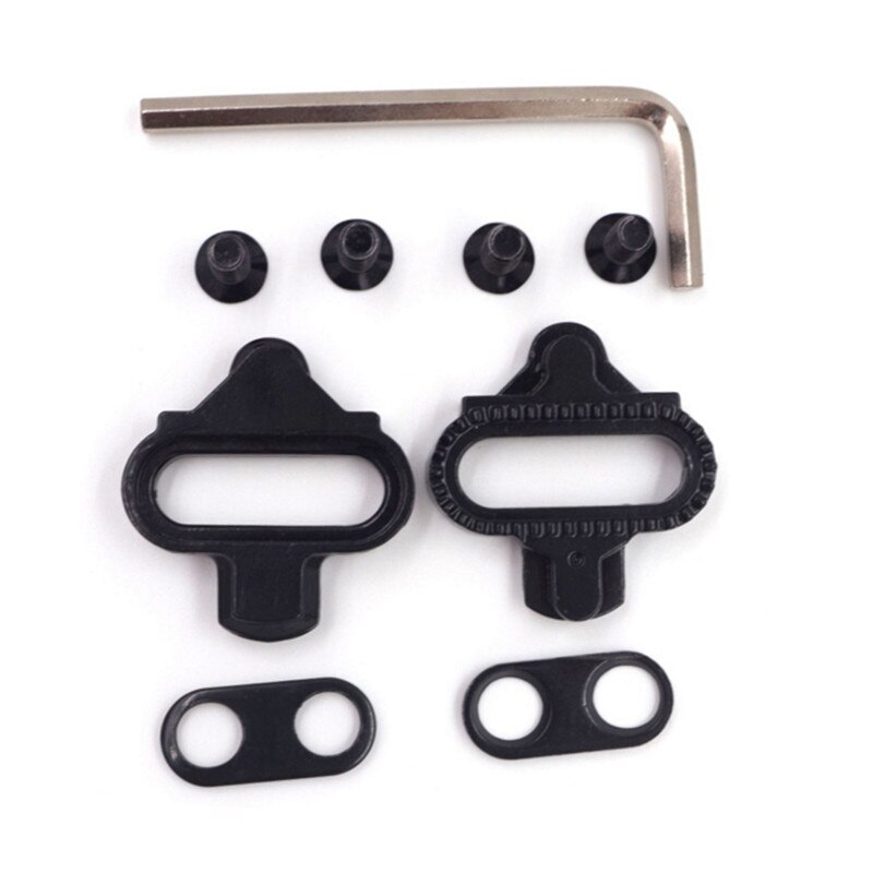 Road Bicycle Shoes Cleats Locking Plate Mountain Bike lock pedal lock Riding shoes splint set self-locking Iron pedal