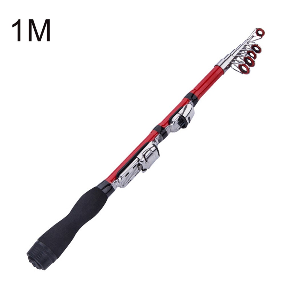 Portable Telescopic Fishing Pole Small Size Hard Fishing Rod for Sea Lake YA88: 1.4m
