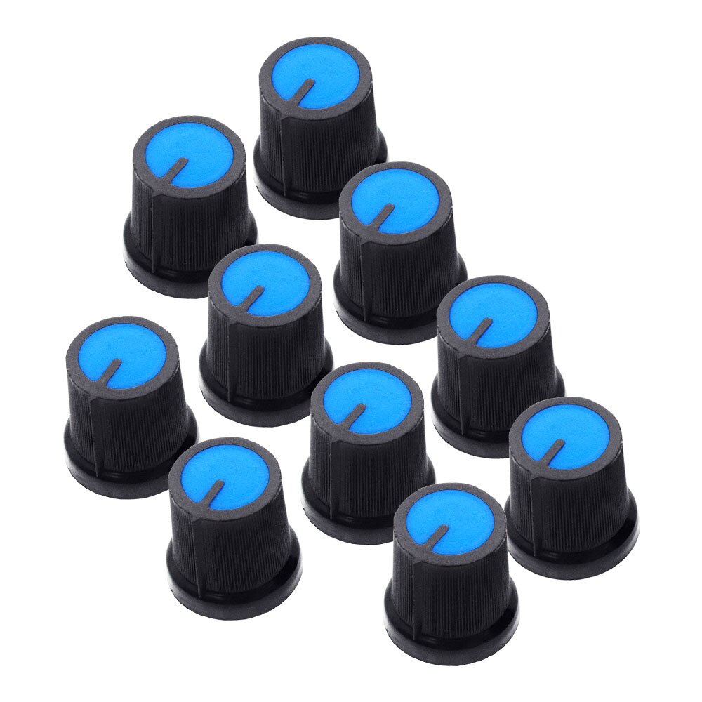 10pcs/lot Blue Face CapsFor WH148 6mm Knob Plastic... – Grandado